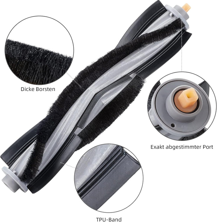 21 Stück Zubehör für Ecovacs Deebot X1 Omni / X1 e Omni / X1 Turbo Staubsauger Ersatzteile 2 Hauptbü