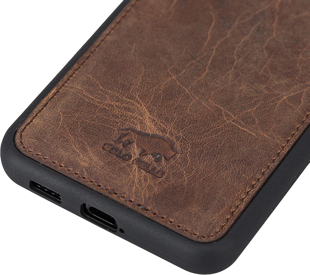 Solo Pelle Lederhülle für das Samsung Galaxy S22+ / S22 Plus Hülle aus echtem Leder, Model: Stanford