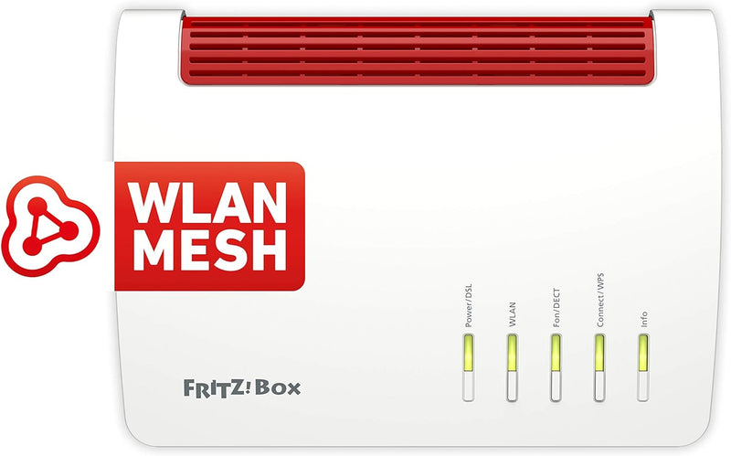 AVM FRITZ!Box 7590 WLAN AC+N Router (DSL/VDSL,1.733 MBit/s (5GHz) & 800 MBit/s (2,4 GHz), bis zu 300