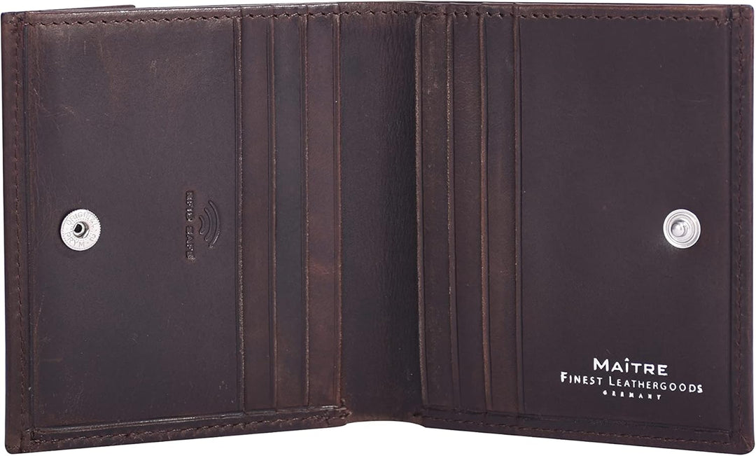 Maitre - birkheim Gerfried Billfold SH4F Dunkelbraun