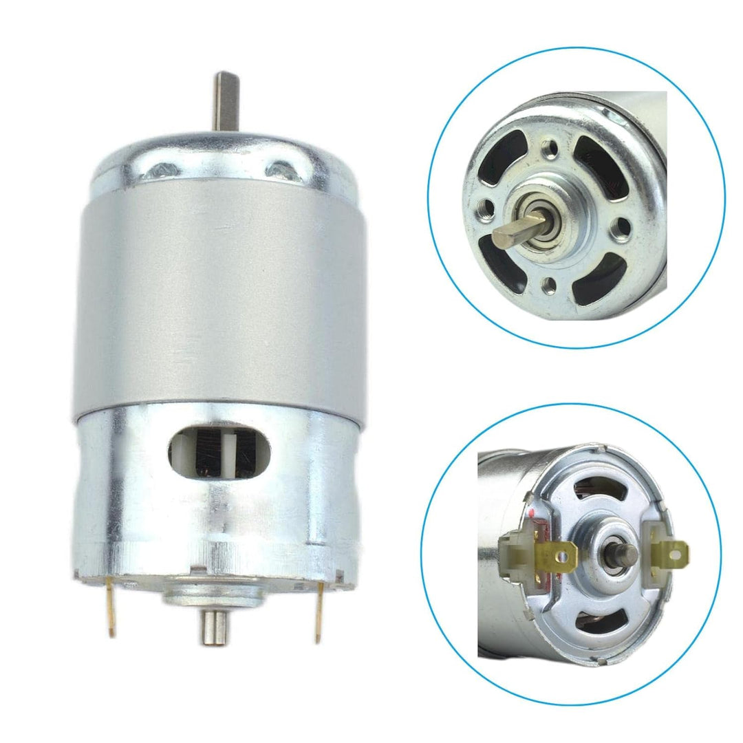 CONQUERALL DC 895 12V/24V 6000RPM/24V 12000RPM Motor mit Doppelkugellager Hochdrehmoment D-Welle Mot