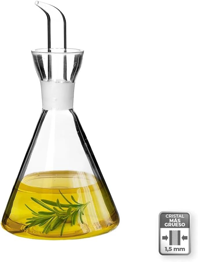 Ölflasche aus Glas, für Küchentisch, 125 cc, 250 cc, 500 cc, 750 cc, 1000 CC zur Auswahl, 250 ml, 25