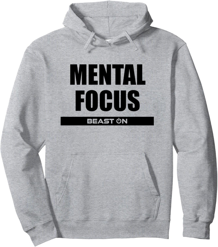Mental Focus Fitness Bodybuilding Gym Motivation Sprüche Pullover Hoodie