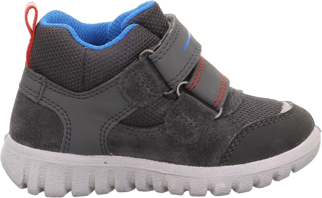 Superfit Jungen Sport7 Mini Sneaker 23 EU Schmal Grau Blau 2000, 23 EU Schmal Grau Blau 2000
