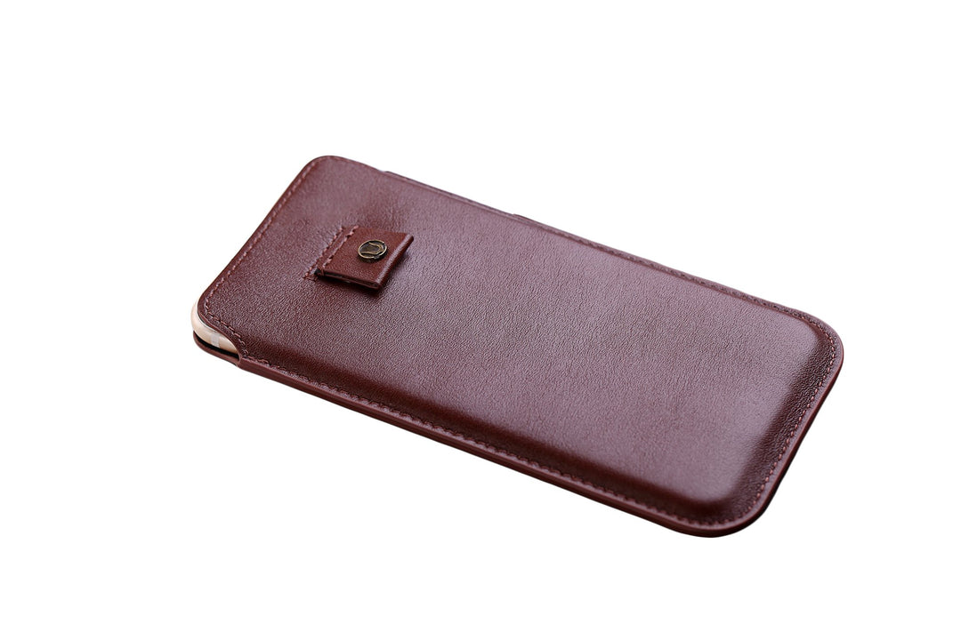 Cronus & Rhea® | Luxus Smartphone Tasche mit Zugband aus exklusivem Leder (Athena) | Hülle - Etui -