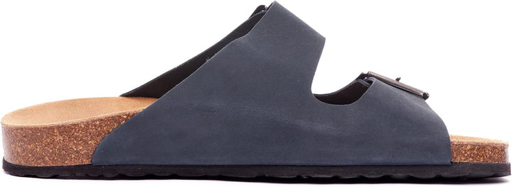 Nordan Bequeme Herren Sandalen aus echtem Leder. Sandalen Herren mit anatomisch geformtem Fussbett 4