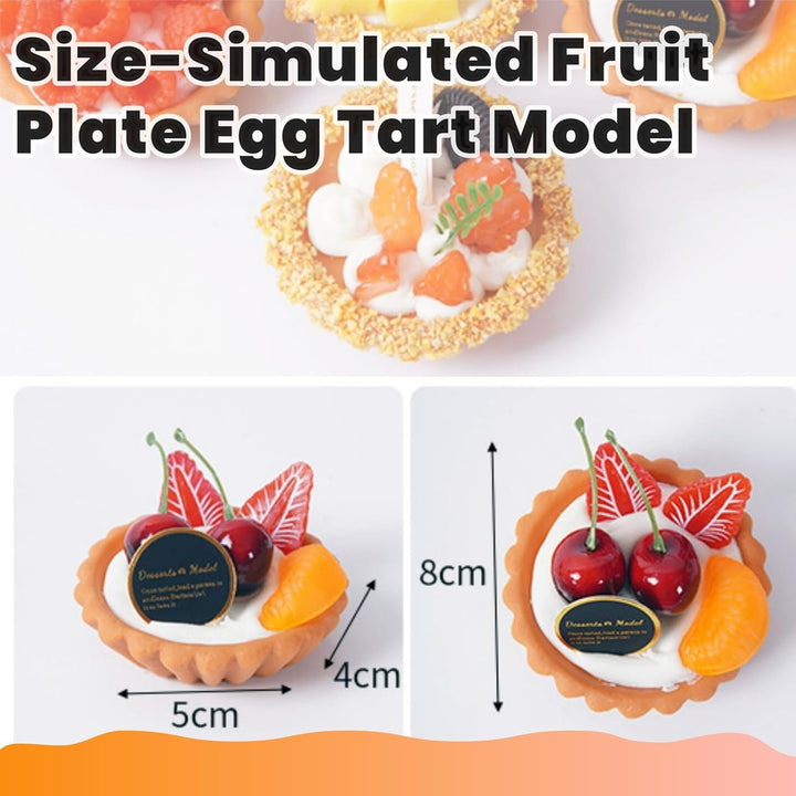 Künstliche Kuchendekoration, 6 Stück, 7,6 cm, für Kuchen, Gebäck, Muffins, Desserts, realistische kü