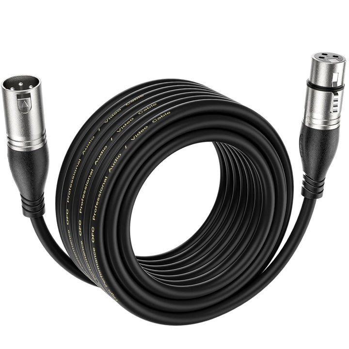 EBXYA XLR Kabel Mikrofonkabel 10M Premium 3-Pin symmetrischer XLR Stecker auf Buchse Mikrofonkabel D
