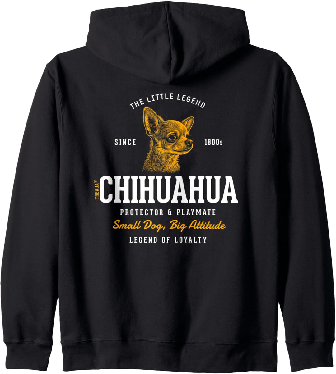 Vintage-Stil Retro Chihuahua Kapuzenjacke