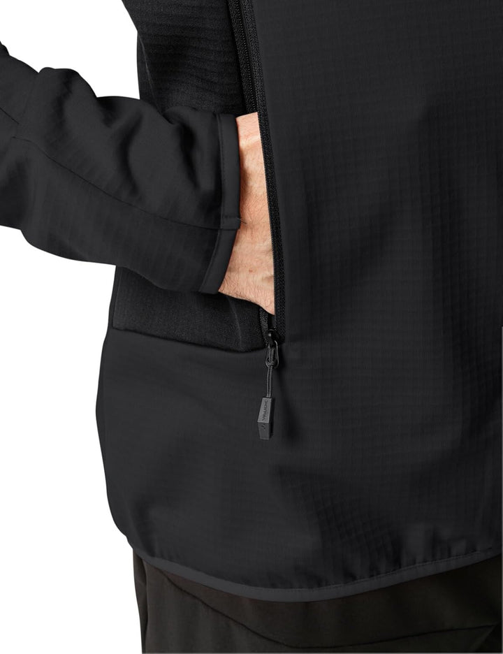 VAUDE Jacken Men's Monviso Fleece FZ Jacket II XL Schwarz, XL Schwarz