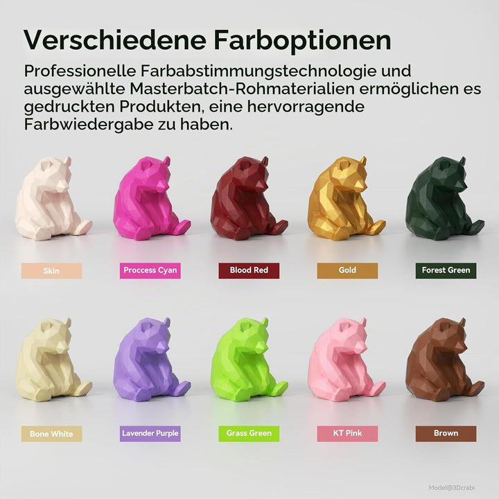 kexcelled PLA Braun Filament 1,75mm Zähigkeit Erhöhen Hochpräzises Lebendige Farben 1kg Spule 3D Dru