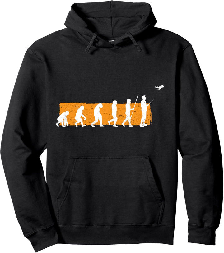 Evolution Modellflug lustige RC Flugzeug Flieger Geschenke Pullover Hoodie