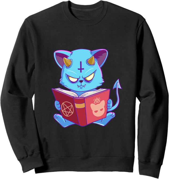 Pastell Goth Kitty Geschenk Sweatshirt