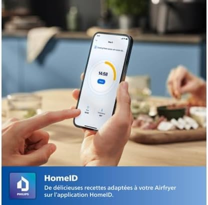 Friteuse Philips Séries Airfryer Combi XXL HD9880/90 Noir