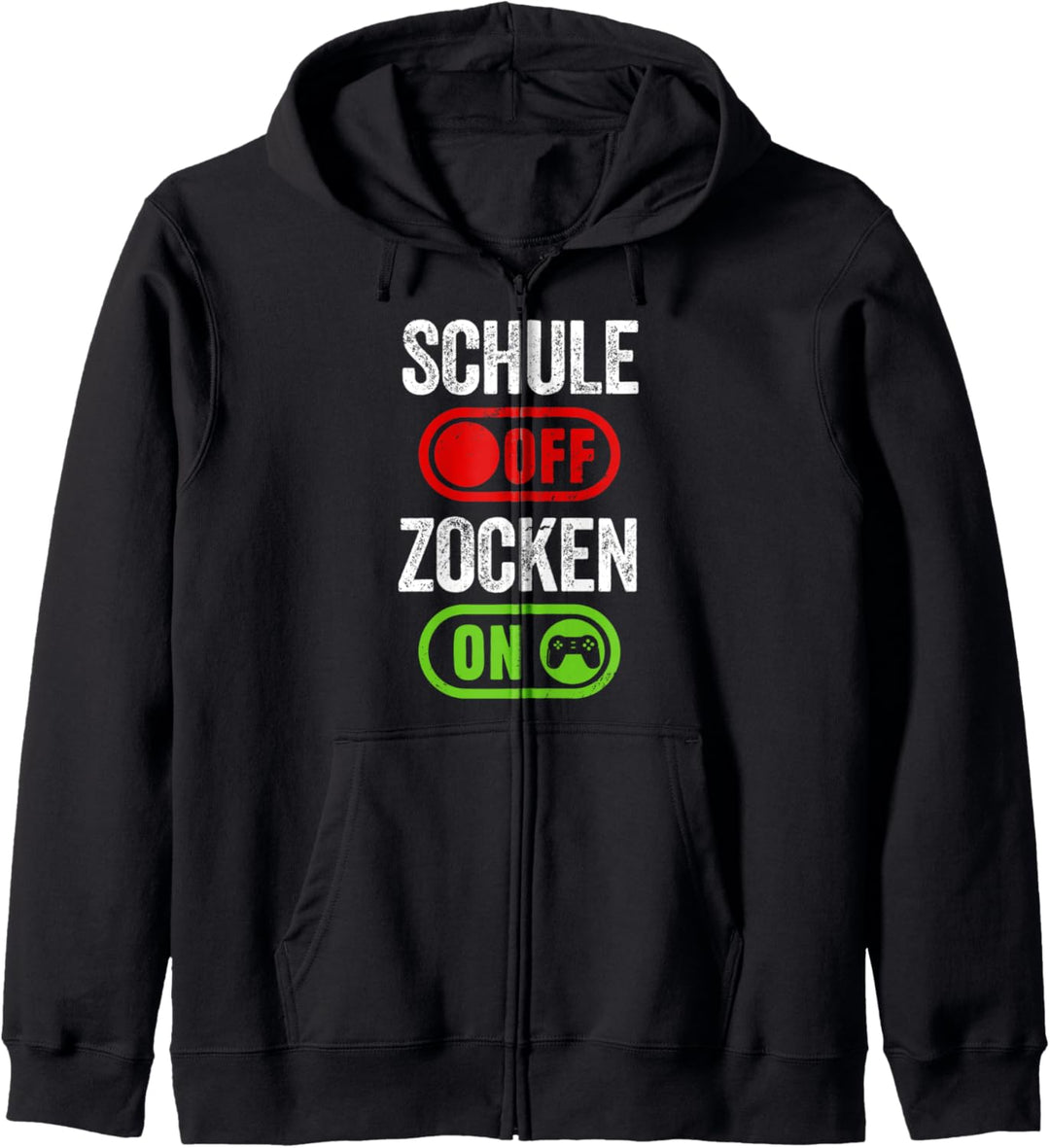 Gamer Zocker Computerspiele Schule Off Zocken Ein Kapuzenjacke