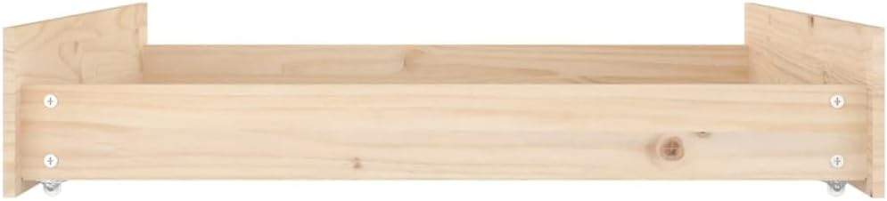 vidaXL 2x Bettschublade Bettkasten Bettschubkasten Schubkasten Unterbettschublade Bettschubladen Sch