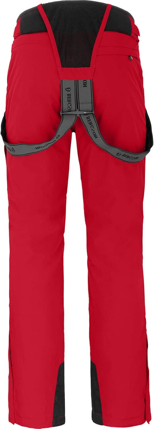 Bergson Flex | Herren Skihose, wattiert, bielastisch, 20000 mm Wassersäule - Oberschenkel Belüftung,