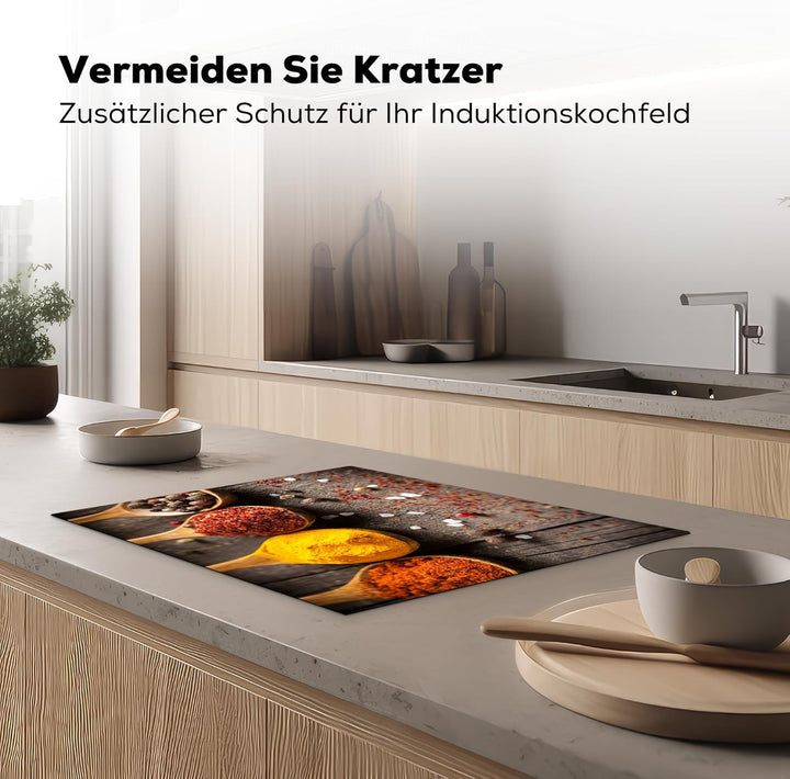 KitchenYeah© Herdabdeckplatte Einteilig 70x52 cm Küche Ceranfeld Abdeckplatte Cerankochfeld Abdeckun