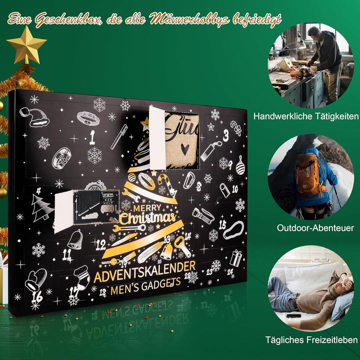 Jeasona Werkzeug Adventskalender 2026 für Männer Erwachsene Herren | Adventskalender Ideen Weihnacht