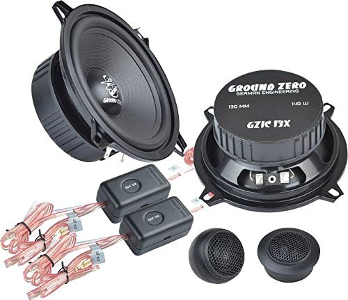 Ground Zero Iridium GZIC 13X Auto Lautsprecher Kompo-System 280 Watt für BMW 3er E36 01/91-04/98 Ein
