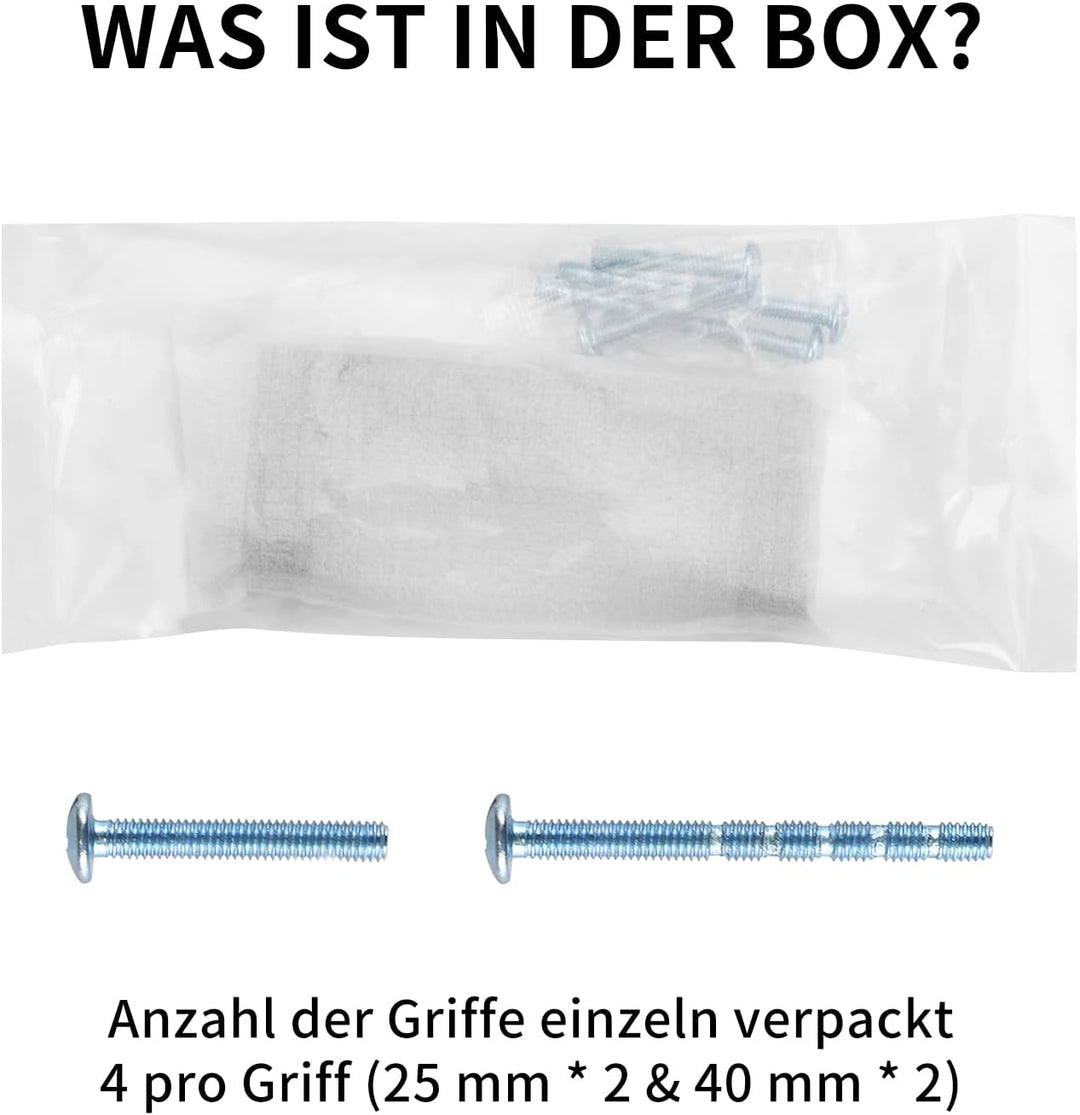 LONTAN 10 Stück Küchengriffe Schwarz 192mm lochabstand Schrankgriffe Schwarz Griffe für Küchenschrän