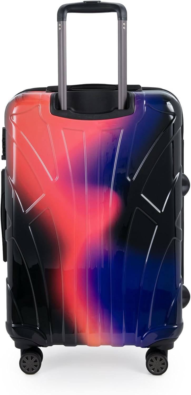 suitline - Mittegrosser Koffer, TSA, Neon Red S24-8801G-N-R Neon Red 65 cm (M), Neon Red 65 cm (M)