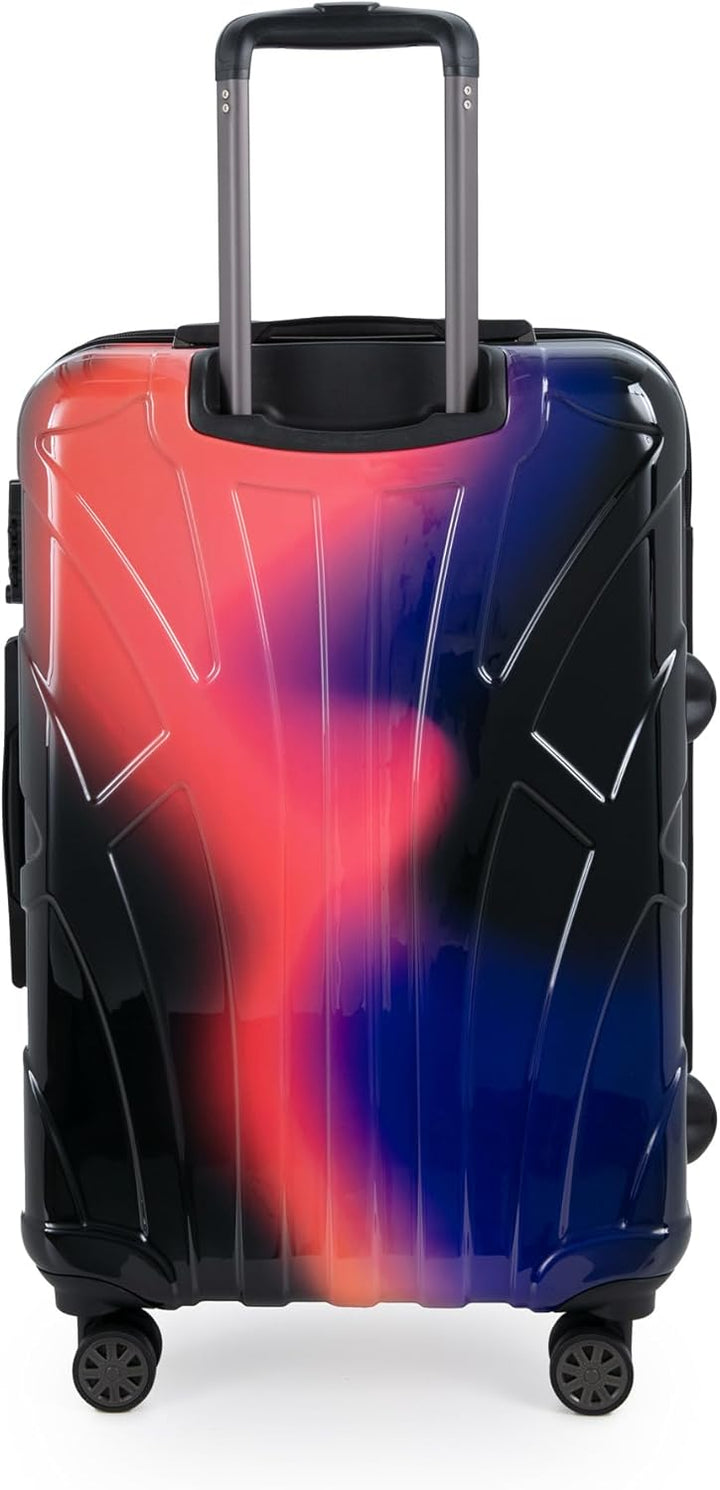 suitline - Mittegrosser Koffer, TSA, Neon Red S24-8801G-N-R Neon Red 65 cm (M), Neon Red 65 cm (M)