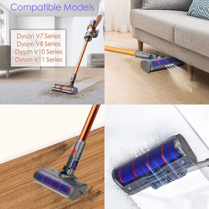Softroller Bürste für Dyson V7 V8 V10 V11 Kabellosen Staubsauger, Elektrischer Bodendüse Weich-Reini