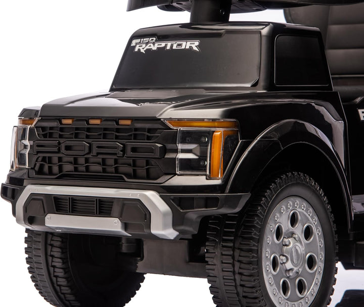 sun baby Rutschauto ab 1 Jahr mit Schieber – Fort Raptor – grosse Geländereifen, LED-Lichter, Sitz m
