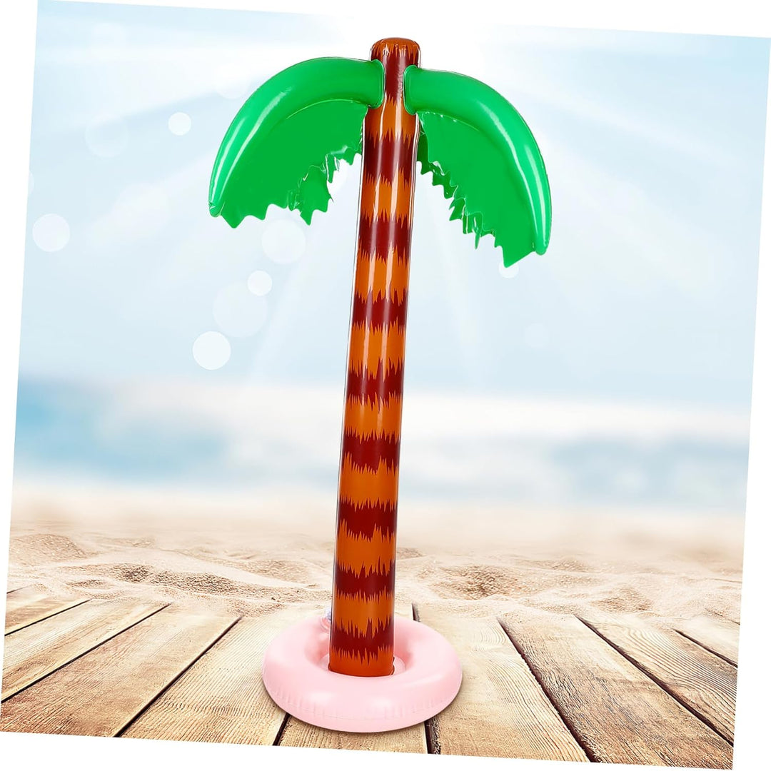 Toyvian Aufblasbare Palm Bäume Und Kokospalmen 2 Stück Sommerspielzeug Für Pool Und Strand Mit Spezi