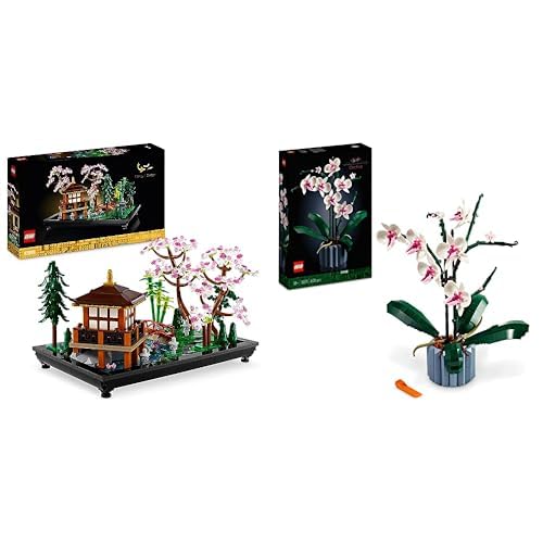 LEGO Icons Garten der Stille, Botanical Zen-Garten-Set für Erwachsene mit Lotusblumen & 10311 Icons
