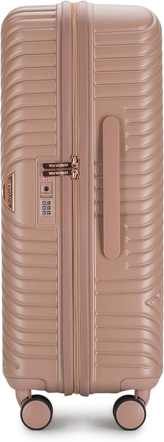WITTCHEN GL Style Line | Reisekoffer Set 3er Koffer-Set Rollkoffer Trolley Handgepäck Hartschale aus