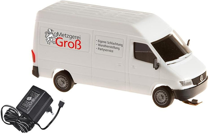 FALLER Car System Start-Set MB Sprinter Modellbausatz mit 9 Einzelteilen I Modelleisenbahn Zubehör H