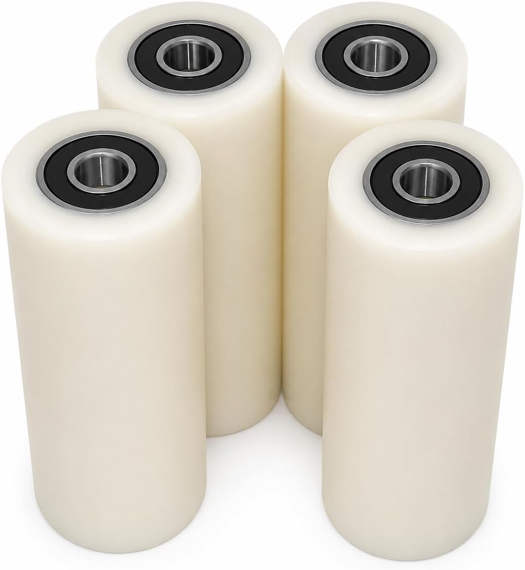 Nylon-Rollen 40-100-10, aus Polyamid, 40 mm Durchmesser, 100 mm breit, 10-mm-Lager, präzise gefertig