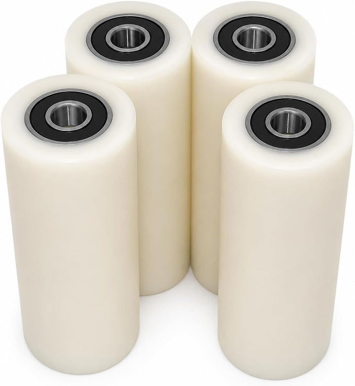 Nylon-Rollen 40-100-10, aus Polyamid, 40 mm Durchmesser, 100 mm breit, 10-mm-Lager, präzise gefertig