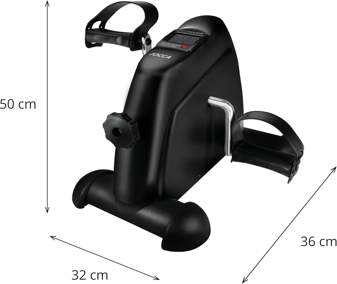 Jocca Display Pedal für Unter- und Oberkörper Heimtrainer Schwarz, Schwarz