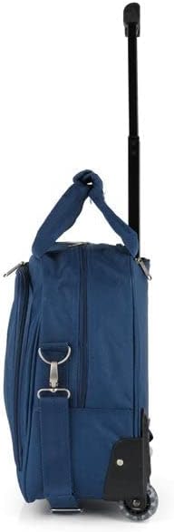 Gabol Week 2-Rollen Businesstrolley 33 cm Laptopfach Blau (Blau), Blau (Blau)