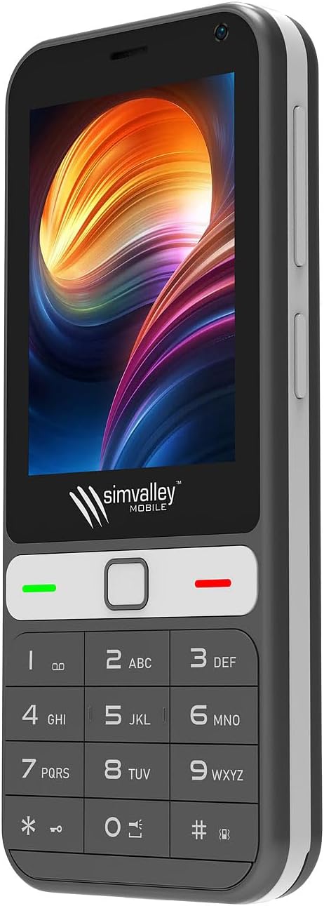 simvalley MOBILE 4G-Senioren-Handy, Touchdisplay, Whatsapp, SOS-Funktion, GPS, Android