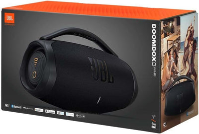 JBL Boombox 3 Wifi – Kabelloser Lautsprecher mit Bluetooth und Wifi – Kompatibel mit der JBL One App