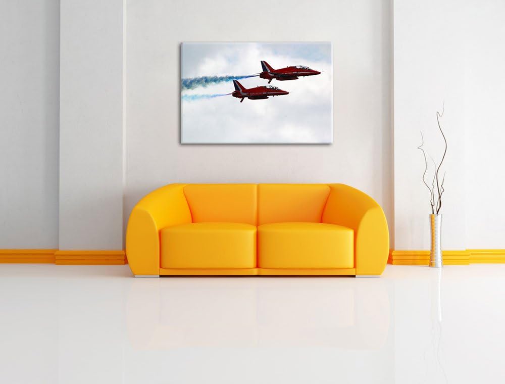 Pixxprint Royal Air Force 100x70cm Leinwandbild Wandbild Kunstdruck, 100x70
