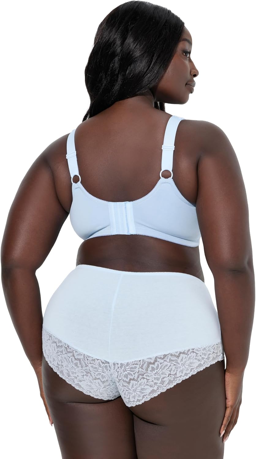 Ulla Popken Damen grosse Grössen Übergrössen Plus Size Entlastungs-BH, Spitze, ohne Bügel, Cup C-E 8