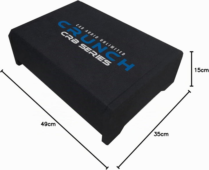 Crunch CRB200-20cm Bassrefex Downfire System Subwoofer Gehäuse