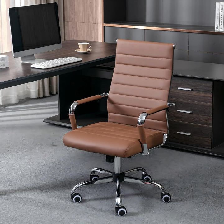 UEV Bürostuhl 150 kg belastbar mit Wippfunktion Ergonomisch Schreibtischstuhl mit Armlehne Drehstuhl