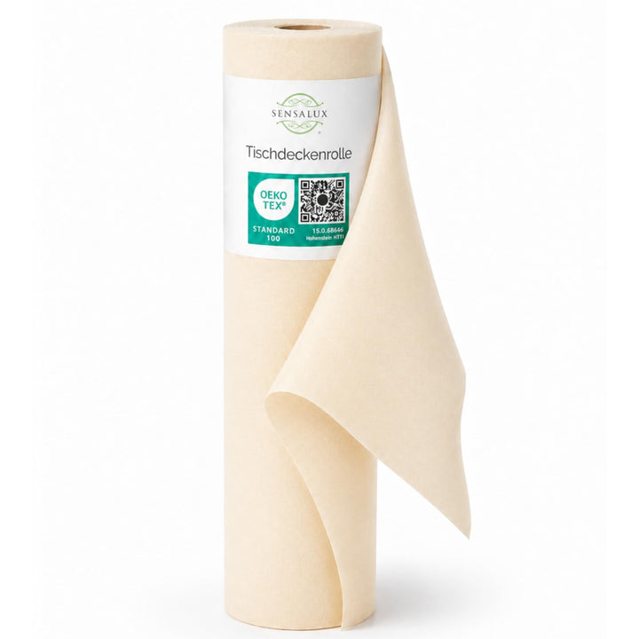 Tischdeckenrolle, wasserabweisend, 80g/m², bis zu 45% Recyclat, Vlies-Tischwäsche, wiederverwendbar,