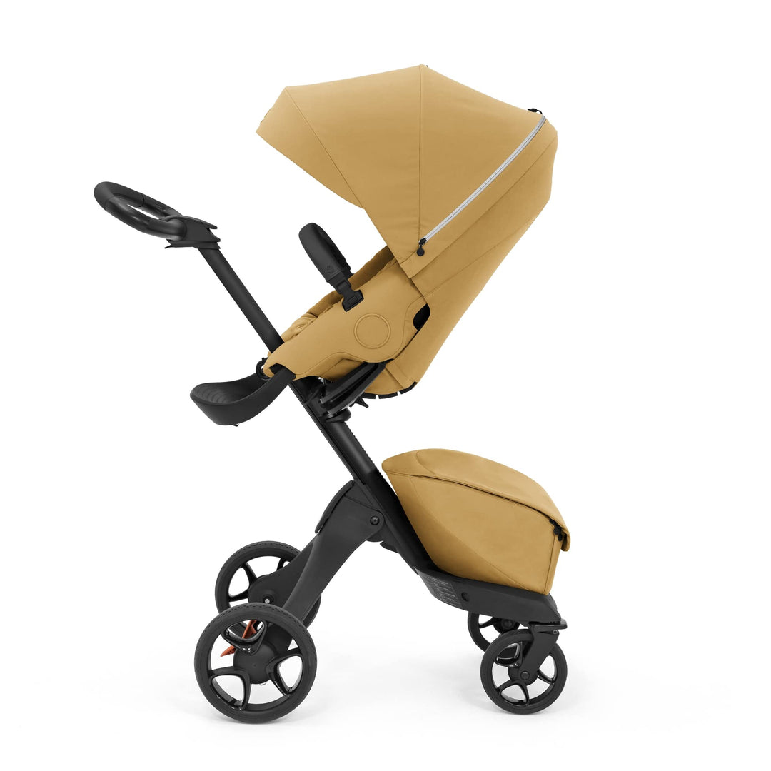 Stokke Xplory X, Golden Yellow – Eleganter Kinderwagen – Anpassbarer Komfort für Baby & Eltern – Pol
