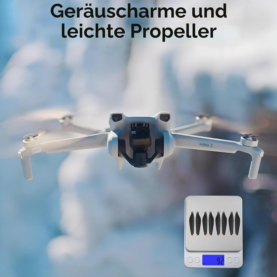 Mini 3 Pro Propeller – mit Blattschutz Propellerhalter Propeller Stabilisator Fahrwerk Beinen faltba