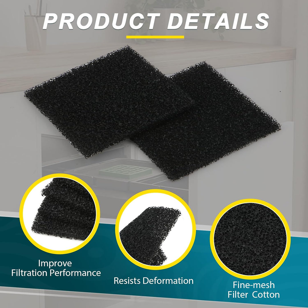 12 Stück Aktivkohlefilter Kompatibel mit Naber 8013335 Ersatzfilter für Naber 8013335 Kohlefilter Kü