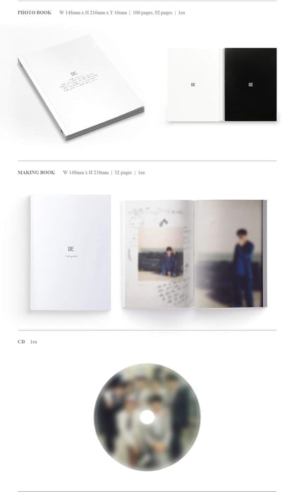 Big Hit Entertainment BTS Bangtan Boys – BE Deluxe Edition Album + On Pack Poster + Extra Hologram P