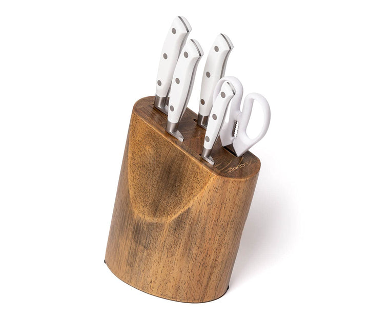ARCOS Messer-Set Geschmiedet 5-teilig - Edelstahl Nitrum, Ergonomischer Griff aus Polyoxymethylen PO