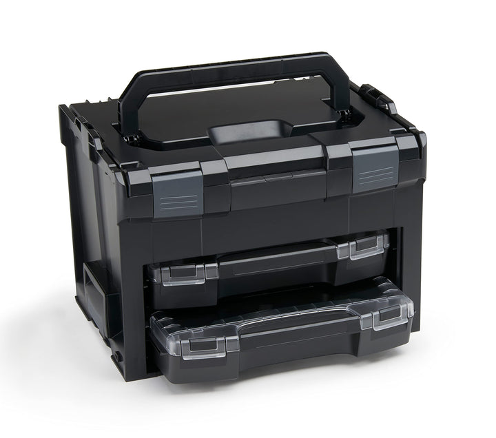 L-BOXX Sortimo Werkzeugkoffer-Set LS-BOXX 306 schwarz mit 2x i-BOXX leer | Transportsystem Werkzeug
